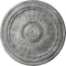 Ekena Millwork Brunswick Ceiling Medallion (Fits Canopies up to 4 1/2"), 27"OD x 2 1/2"P, Ultra Pure White Crackle CM27BRUWC - alternate 1